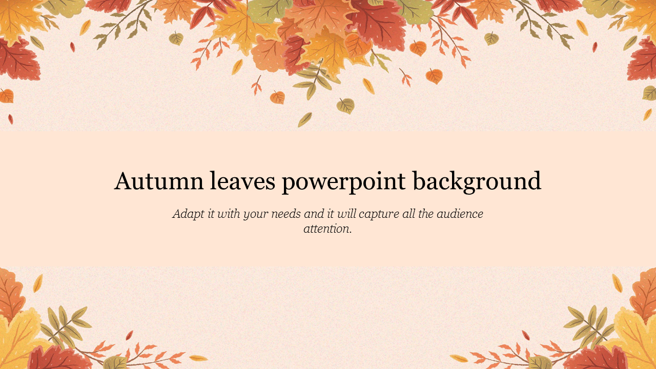 autumn leaves powerpoint background